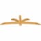 Ekena Millwork Davenport Rough Sawn Timber Gable Bracket, Western Red Cedar, 72"W x 24"H x 2"D x 4"F, 8/12 Pitch GBW072X24X0204DAV00RWR - alternate 4